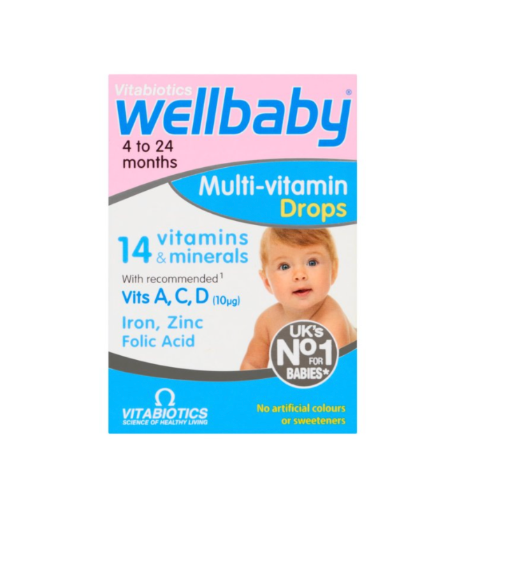 Wellbaby Multi-vitamin Drops - 4 to 24month
